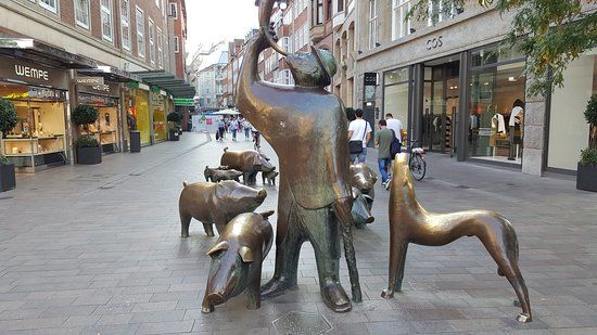 Schweinehirt und seine Herde